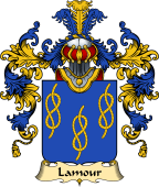 French Family Coat of Arms (v.25) Lamour