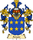 Italian Family Coat of Arms (v.25a) Amato