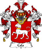 Italian Family Coat of Arms (v.25b) Cala