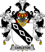 Irish Family Coat of Arms (v.25b) Carleton