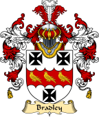 Irish Family Coat of Arms (v.25a) Bradley