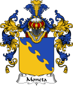 Italian Family Coat of Arms (v.25b) Moneta