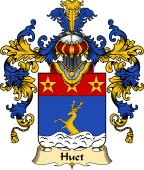 French Family Coat of Arms (v.25) Huet
