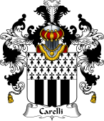 Italian Family Coat of Arms (v.25b) Carelli