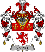 Irish Family Coat of Arms (v.25b) Carney