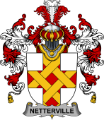 Irish Family Coat of Arms (v.25b) Netterville or Netterfield