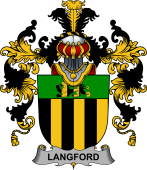 Irish Family Coat of Arms (v.25b) Langford