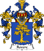 Italian Family Coat of Arms (v.25b) Rovere