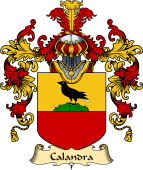 Italian Family Coat of Arms (v.25a) Calandra