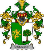 Irish Family Coat of Arms (v.25b) Connor or O'Connor (Sligo)