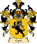 Italian Family Coat of Arms (v.25a) Conti
