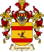 Italian Family Coat of Arms (v.25a) Camporesi