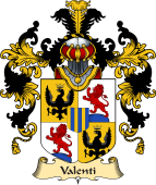 Italian Family Coat of Arms (v.25a) Valenti
