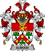 Irish Family Coat of Arms (v.25b) Elwood