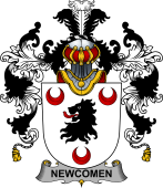 Irish Family Coat of Arms (v.25b) Newcomen or Newcombe