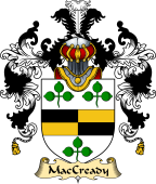 Irish Family Coat of Arms (v.25a) MacCready