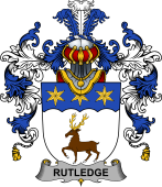 Irish Family Coat of Arms (v.25b) Rutledge