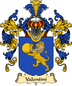 Italian Family Coat of Arms (v.25a) Valentini