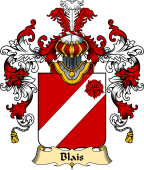 French Family Coat of Arms (v.25) Blais