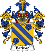 Italian Family Coat of Arms (v.25b) Barbaro