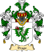 Italian Family Coat of Arms (v.25a) Drago