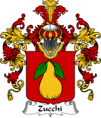 Italian Family Coat of Arms (v.25b) Zucchi