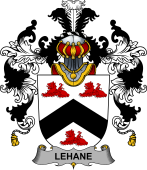 Irish Family Coat of Arms (v.25b) Lehane or O'Lehane