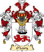 Irish Family Coat of Arms (v.25a) O'Leary