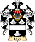 French Family Coat of Arms (v.25) Le Du (Du le)
