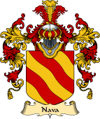 Italian Family Coat of Arms (v.25a) Nava
