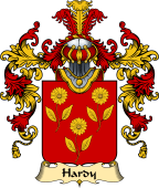 French Family Coat of Arms (v.25) Hardy