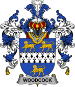 Irish Family Coat of Arms (v.25b) Woodcock