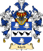 Italian Family Coat of Arms (v.25a) Merli