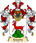 Italian Family Coat of Arms (v.25a) Esposito