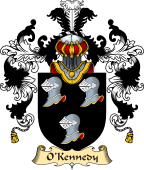 Irish Family Coat of Arms (v.25a) O'Kennedy