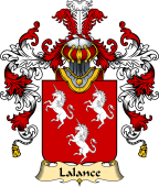 French Family Coat of Arms (v.25) Lance ( de la)