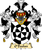 Irish Family Coat of Arms (v.25a) O'Doolan