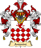 Italian Family Coat of Arms (v.25a) Antonini