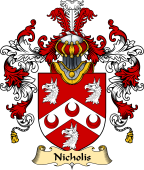 Irish Family Coat of Arms (v.25a) Nicholis or MacNicholas