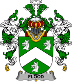 Irish Family Coat of Arms (v.25b) Flood