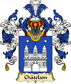 French Family Coat of Arms (v.25) Châtelain