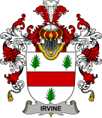 Irish Family Coat of Arms (v.25b) Irvine