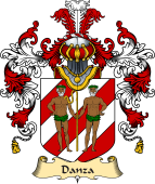Italian Family Coat of Arms (v.25a) Danza
