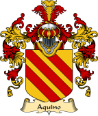 Italian Family Coat of Arms (v.25a) Aquino
