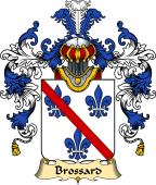 French Family Coat of Arms (v.25) Brossard