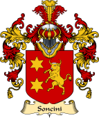 Italian Family Coat of Arms (v.25a) Soncini