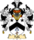 Irish Family Coat of Arms (v.25a) Falls