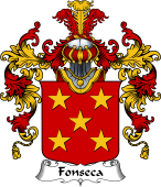 Italian Family Coat of Arms (v.25b) Fonseca