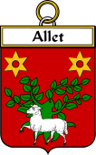 French Family Coat of Arms (v.25) Allet