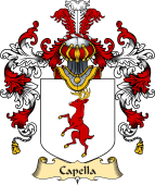 Italian Family Coat of Arms (v.25a) Capella